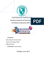 Universidad Americana: Seminario Desarrollo de Emprendedores XIX Muestra Empresarial UAM 2014