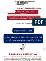 Sesión 2 - Descripcion Del Problema - Descriptiva Correlacional (Autoguardado)