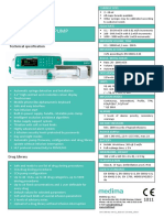 Syringe Infusion Pump S300: Technical Specification