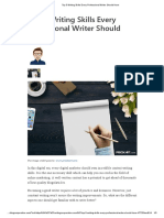 Top 5 Writing Skills Every Professional Writer Should Have PDF