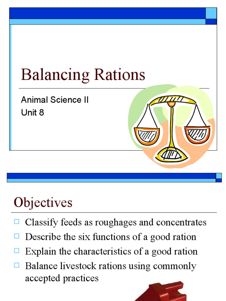 Balancing Rations for Ruminants | PDF | Animal Feed | Legume