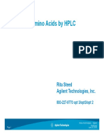 Analysis of Amino Acids by HPLC Using Derivatization