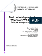 Test de Inteligencia de Weschler. WAIS III
