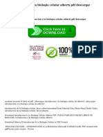 Introduccion A La Biologia Celular Alberts PDF Descargar Bruce Alberts Ebook