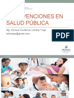 Intervenciones en Salud Pública 2019-2