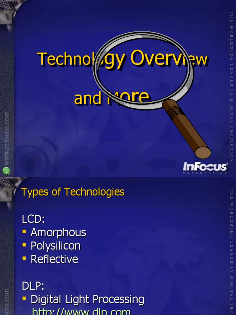 Overview of LCD Technologies | PDF | Equipment | Liquid Crystal Display