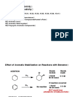 Chapter 15 (Pp. 498-515) Benzene and Aromaticity