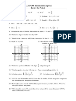 Algebra 1 Practice Test Solutions | PDF | Quadratic Equation ...