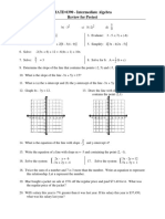 MATD 0390 Intermediate Algebra Prerequisite Review