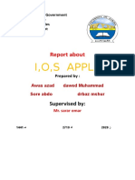 I, O, S Apple: Report About