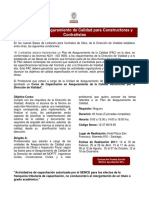 PAC - Plan de Aseguramiento de Calidad para Constructoras y Contratistas