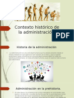 Contexto Histórico de La Administración