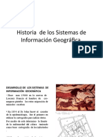 Historia de Los Sistemas de Información Geográfica