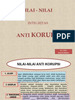 Nilai Integritas Anti Korupsi