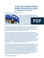 Le DG français du concessionnaire Diamal compare Bouteflika à un parrain et accuse Ouyahia d