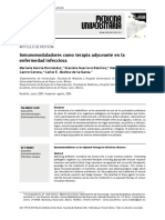 Inmunomoduladores Como Terapia Adyuvante en La Enfermedad Infecciosa PDF
