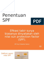 Penentuan SPF