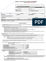 Emergency Loan Application Form (Active Member) Gsis: To Be Filled Out by The Applicant