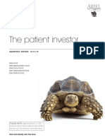 The Patient Investor: QUARTERLY REPORT: 12/31/19
