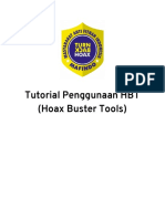 Tutorial Penggunaan HBT (Hoax Buster Tools) MAFINDO PDF