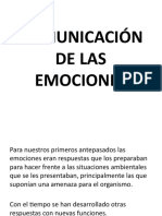 Comunicación de Las Emociones