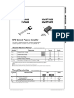 2N5088 2N5089 MMBT5088 MMBT5089: NPN General Purpose Amplifier