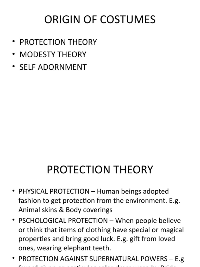 origin-of-costumes-protection-theory-modesty-theory-self