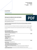 Devis D'un Site Web PDF