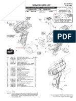 Service Parts List: Cordless M12™ 3/8" Driver-Drill