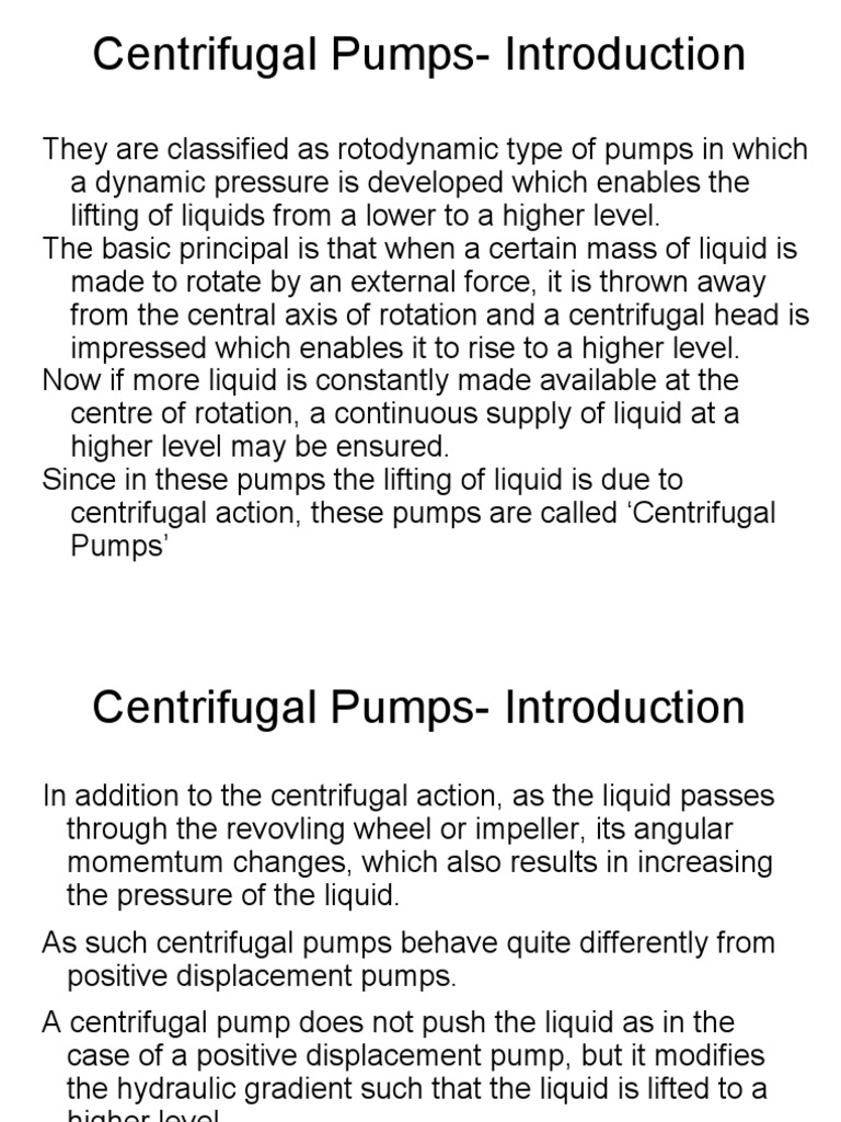 Centrifugal Pump 2020 | PDF | Pump | Fluid Mechanics