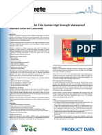 Ronafix polymer admixture for thin section mortars