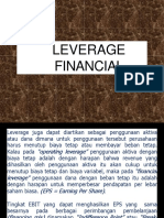 FINANCIAL LEVERAGE INDIFFERENCE POINT