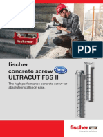 Fischer Concrete Screw: The High-Performance Concrete Screw For Absolute Installation Ease