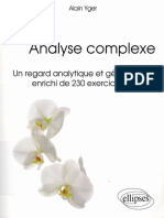 (Références sciences.) Yger, Alain-Analyse complexe _ un regard analytique et géométrique enrichi de 230 exercices corrigés-Ellipses (2014).pdf