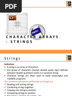 Character Arrays - Strings