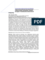 Pengaruh Setting Perilaku Terhadap Ruang - Behavioral Mapping PDF