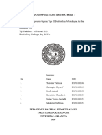 LAPORAN PRAKTIKUM ILMU MATERIAL GIPSUM TIPE III (Recovered)