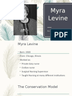 Myra Levine: The Conservation Model