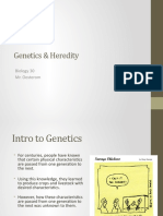 Unit 3 Genetics & Heredity: Biology 30 Mr. Oosterom