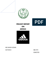 Project Report ON Adidas