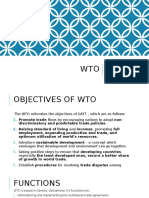 Objectives & Functions of WTO & UNCTAD