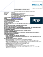 Material Safety Data Sheet: Proseal TC