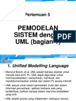 Pertemuan 5: Pemodelan SISTEM Dengan UML (Bagian 1)