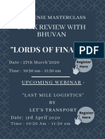 Book Review With Bhuvan: "Lords of Finance"
