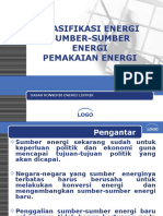 Klasifikasi Energi