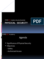 Physical Security: Fore Academy Security Essentials