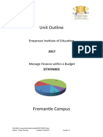 Unit Outline - SITXFIN003