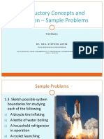 THERMO1 - 1 Introductory Concepts and Definition - Sample Problems PDF