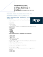 Seven Post of Depupty Central Intelligence Officer PDF