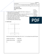 Perhitungan Balok Anak (Tugas Besar Baja) PDF
